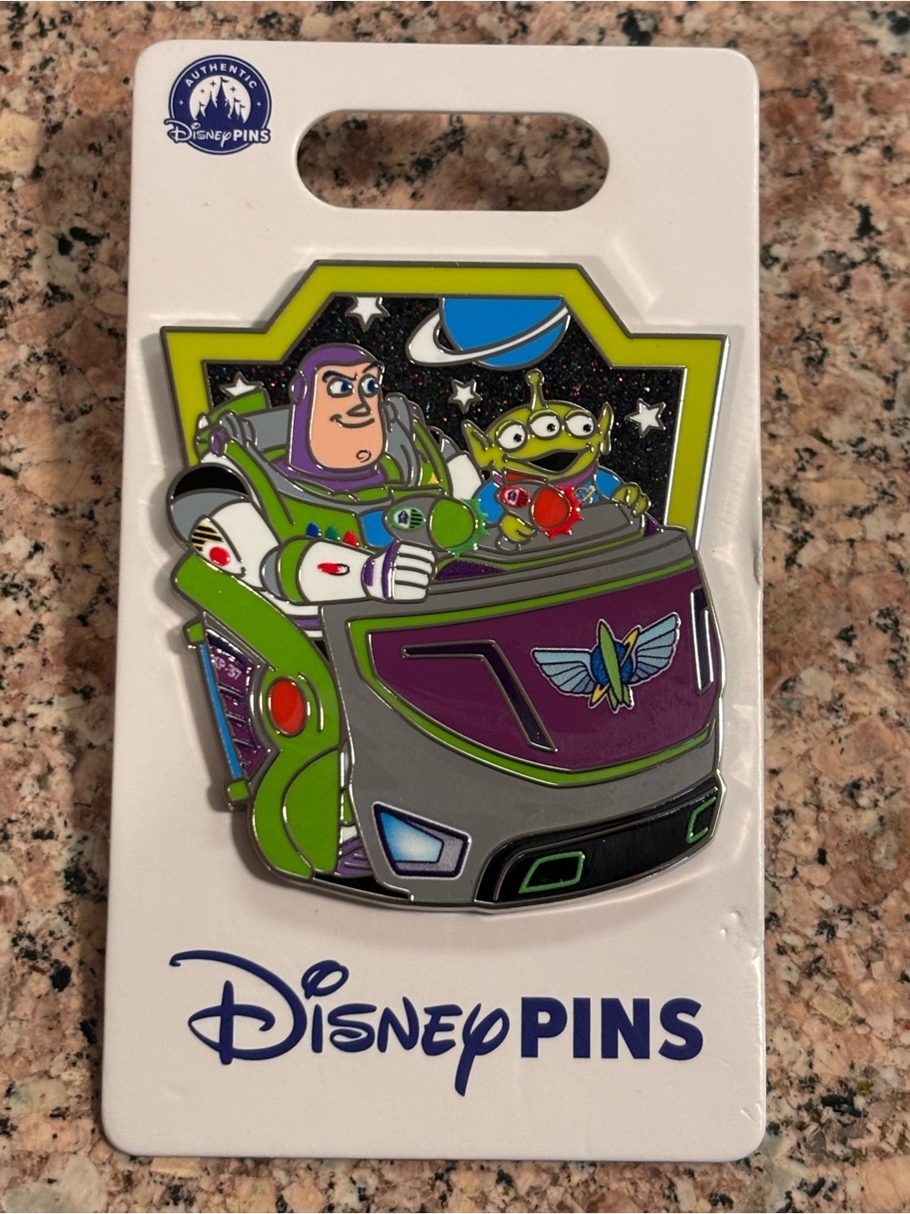 2026 Disney Parks Toy Story Buzz Lightyear Space Ranger Spin Green Alien OE Pin